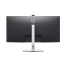 Monitor 34incha DELL P3424WEB, WQHD, IPS, 60Hz, 5ms, 300cd/m2, 1000:1, USB-C, 3x USB, RJ45, zakrivljeni, zvučnici, Kamera, sivi