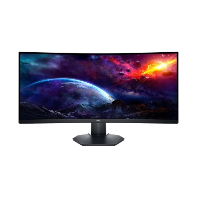 Monitor 34incha DELL S-series S3422DWG, WQHD, IPS, 144Hz, 1ms, 400cd/m2, 3000:1, 4x USB, zakrivljeni, crni   - MONITORI I OPREMA