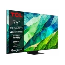 Televizor LED 75incha TCL 75C855, Mini LED, Google TV, 4K UHD, DVB-T2/C/S2, HDMI, Wi-Fi, Bluetooth, USB, energetski razred F