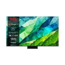 Televizor LED 75incha TCL 75C855, Mini LED, Google TV, 4K UHD, DVB-T2/C/S2, HDMI, Wi-Fi, Bluetooth, USB, energetski razred F