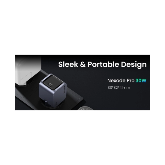 Kućni punjač UGREEN Nexode Pro, 30W, USB-C GaN Fast Charger, sivi