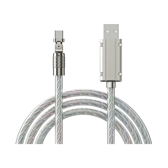 Kabel MEANIT, USB A (M) na USB C (M), LED, 1m Kabel MEANIT, USB A (M) na USB C (M), LED, 1m