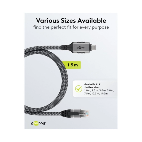 Kabel GOOBAY, USB-C (M) na RJ45, 1.5m