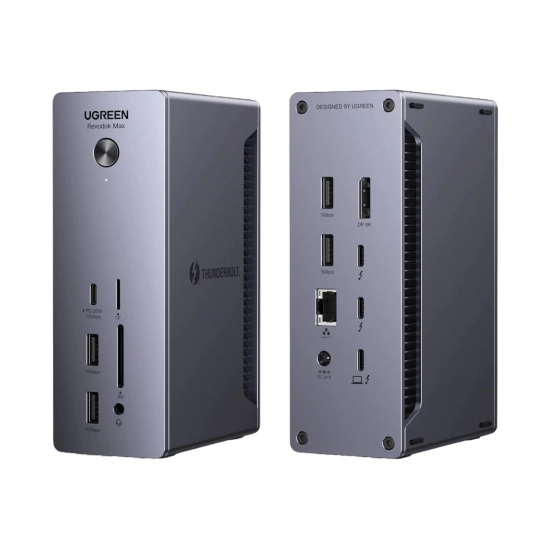 Docking station UGREEN Revodok Max 13u1, USB C na DisplayPort, Thunderbolt 4, USB C, RJ45, čitač kartica TF/SD, 3.5mm