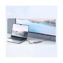 USB HUB UGREEN 5-in-1, USB C na USB C, 3x USB A, HDMI 4K@30fps, Power Delivery, sivi