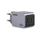 Kućni punjač UGREEN Nexode Pro, 45W, 2x USB C, GaN, sivi