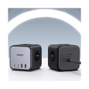 Kabel produžni UGREEN DigiNest Cube, 65W, 3x šuko, 2x USB C, 2x USB A, 1.8m, crno sivi