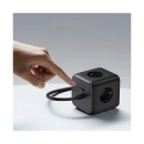 Kabel produžni UGREEN DigiNest Cube, 65W, 3x šuko, 2x USB C, 2x USB A, 1.8m, crno sivi