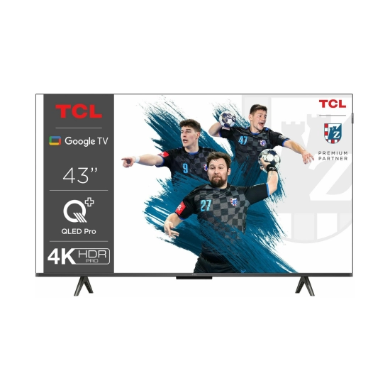 Televizor QLED 43incha TCL 43C655, Google TV, 4K UHD, DVB-T2/C/S2, HDMI, Wi-Fi, Bluetooth, USB, energetski razred F