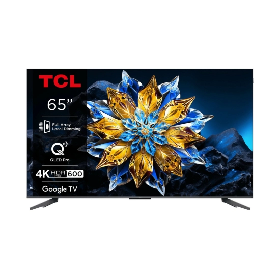 Televizor QLED 65incha TCL 65C655 PRO, Google TV, 4K UHD, DVB-T2/C/S2, HDMI, Wi-Fi, Bluetooth, USB, energetski razred F