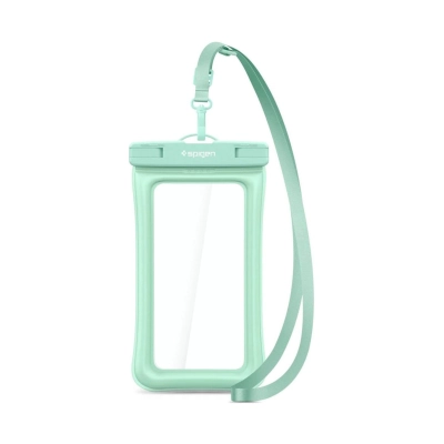 Torbica za smartphone SPIGEN Aqua Shield 610, vodootporna, mint, prozirna   - SPIGEN smartphone oprema rasprodaja!