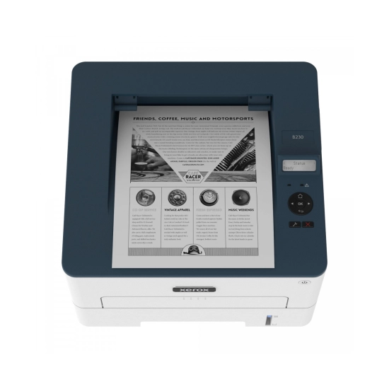 Printer XEROX B230V_DNI, laser, mono, USB B, LAN, WiFi, bijeli