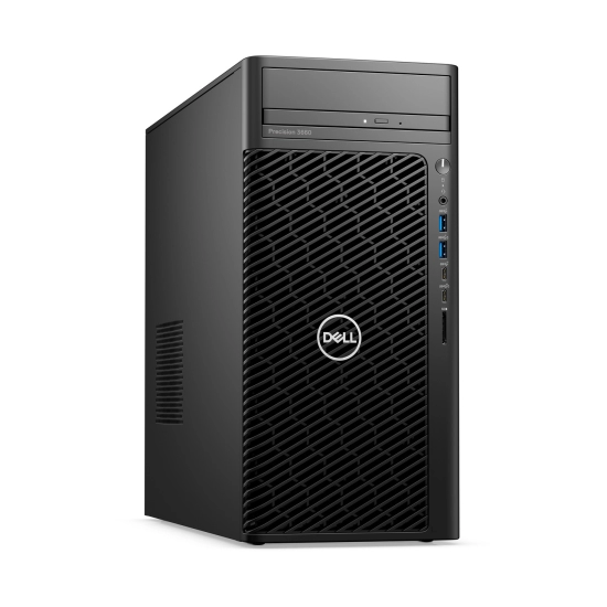 Računalo office DELL Precision Tower 3660, 1004836809-G0388, Intel i5-13600, 16GB, 512GB SSD, nVidia T400, žična tipkovnica + miš, Windows 11P, crno