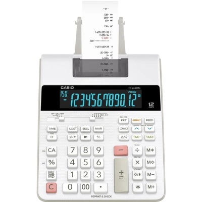 Kalkulator s ispisom CASIO FR-2650RC, računalni stroj   - Casio