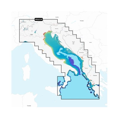 Karta NAVIONICS Platinum+ NPEU014R - Italy, Adriatic Sea, 010-C1318-40   - Fishfinderi
