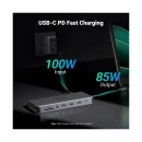 USB HUB UGREEN Revodock Pro 313 13-in-1, USB C na DisplayPort 4K@60, 2x HDMI 4K@60, USB C PD 100W, USB C, 4x USB A, RJ45, 3.5mm, čitač kartica SD/TF