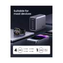 Kućni punjač UGREEN Nexode, 300W, 5x USB C, Power Delivery, GaN, sivi
