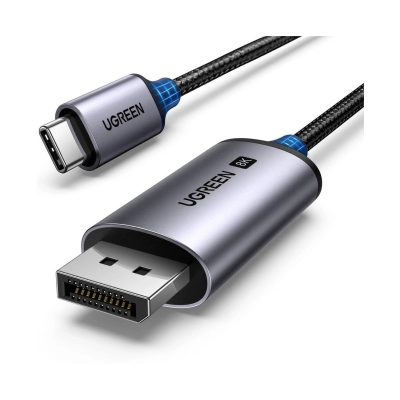 Kabel UGREEN, USB-C (M) na DispalyPort (M), 1m, 8K@60Hz, crni   - Video kabeli