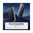 KVM Switch UGREEN 2in1, 3x HDMI, 2x USB C, 3x USB A, 2x USB B