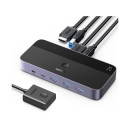 KVM Switch UGREEN 2in1, 3x HDMI, 2x USB C, 3x USB A, 2x USB B