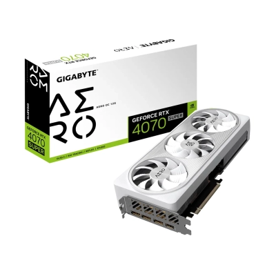 Grafička kartica GIGABYTE nVidia GeForce RTX 4070 SUPER AERO OC, 12GB GDDR6X, 3x DisplayPort, HDMI   - Grafičke kartice