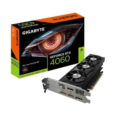 Grafička kartica GIGABYTE nVidia GeForce RTX 4060 OC Low Profile, 8GB DDR6, 2x DisplayPort, 2x HDMI   - Grafičke kartice