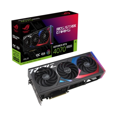 Grafička kartica ASUS nVidia ROG Strix GeForce RTX 4070 SUPER OC Edition, 12GB GDDR6X, 3x DisplayPort, 2x HDMI   - Grafičke kartice