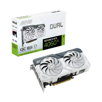 Grafička kartica ASUS nVidia Dual GeForce RTX 4060 Ti White OC Edition, 8GB GDDR6, 3x DisplayPort, HDMI   - Grafičke kartice