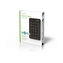 Tipkovnica NEDIS KBNM100BK, numerička tipkovnica, USB A, crna