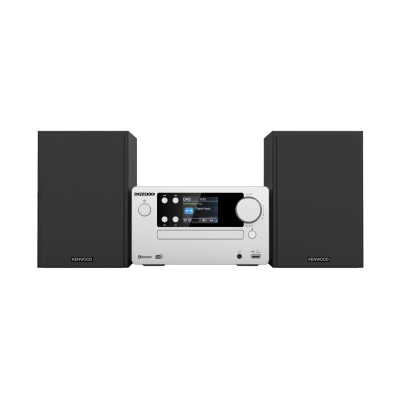 Micro linija KENWOOD M-725DAB-S, CD Player, DAB+, FM, MP3, Bluetooth, USB, srebrna   - Glazbene linije