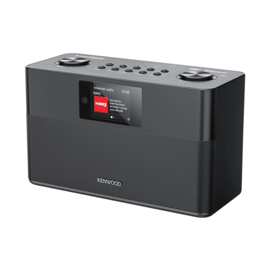 Radio prijemnik KENWOOD CR-ST100S-B, DAB+, FM, WiFi, Bluetooth, USB A, crni