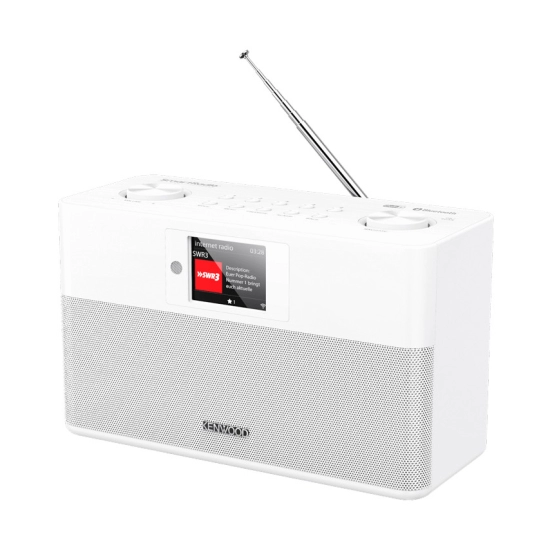 Radio prijemnik KENWOOD CR-ST100S-W, DAB+, FM, WiFi, Bluetooth, USB, bijeli