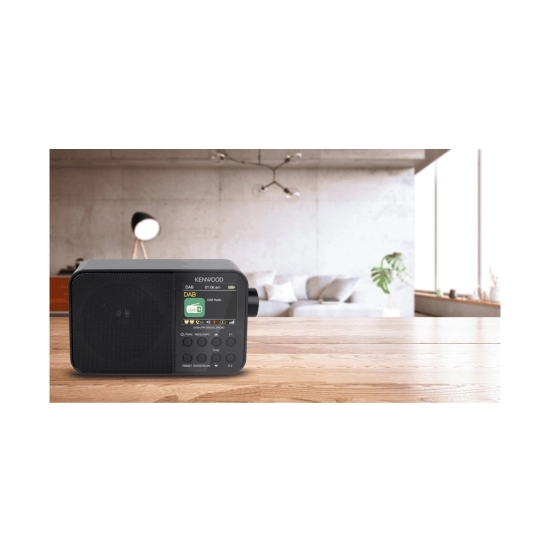 Prijenosni radio uređaj KENWOOD CR-M30DAB-B, DAB+, FM, Bluetooth, USB-C, punjiva baterija, crni