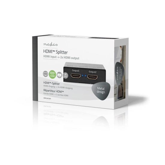 Razdjelnik HDMI 1u2 NEDIS VSPL3472AT, 4K@60Hz Razdjelnik HDMI 1u2 NEDIS VSPL3472AT, 4K@60Hz