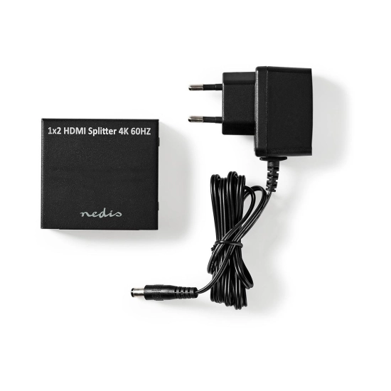 Razdjelnik HDMI 1u2 NEDIS VSPL3472AT, 4K@60Hz Razdjelnik HDMI 1u2 NEDIS VSPL3472AT, 4K@60Hz