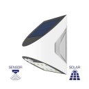 Solarna svjetiljka zidna Braytron BG36-00130 3W 6500K 105x130mm IP54 sa senzorom bijela 