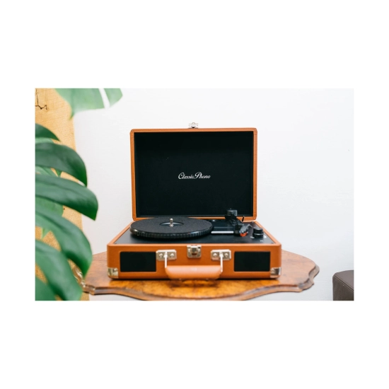 Gramofon LENCO Classic phono TT-10BN, RCA izlaz, 3.5mm, AUX in, zvučnici, Suitcase, smeđi Gramofon LENCO Classic phono TT-10BN, RCA izlaz, 3.5mm, AUX in, zvučnici, Suitcase, smeđi