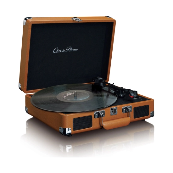 Gramofon LENCO Classic phono TT-10BN, RCA izlaz, 3.5mm, AUX in, zvučnici, Suitcase, smeđi Gramofon LENCO Classic phono TT-10BN, RCA izlaz, 3.5mm, AUX in, zvučnici, Suitcase, smeđi