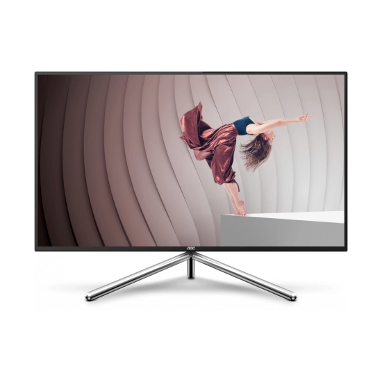 Monitor 31.5incha AOC Studio FA Porsche design U32U1, UHD, IPS, 60Hz, 5ms, 600cd/m2, 1300:1, USB-C, 3x USB, pivot, zvučnici, srebrno crni