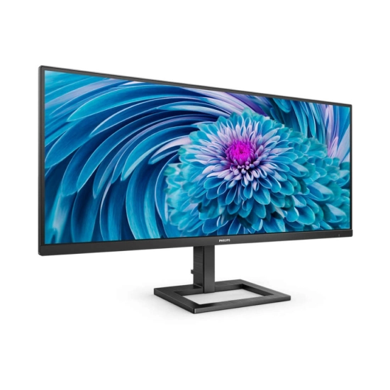 Monitor 34incha PHILIPS 346E2LAE, WQHD, VA, 100Hz, 4ms, 300cd/m2, 4000:1, USB C, 4x USB A, zvučnici, crni