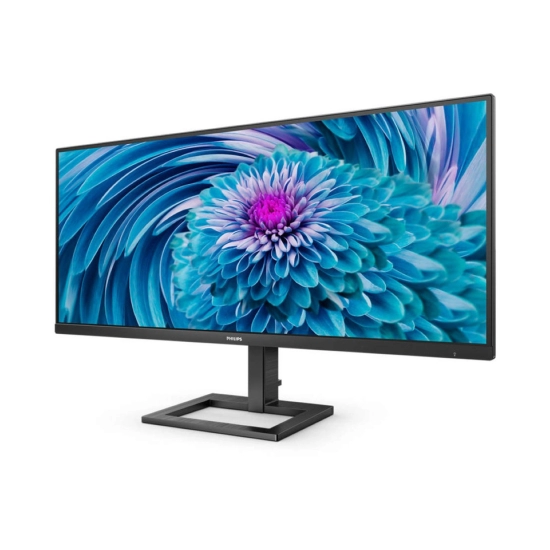 Monitor 34incha PHILIPS 346E2LAE, WQHD, VA, 100Hz, 4ms, 300cd/m2, 4000:1, USB-C, 4x USB, zvučnici, crni