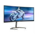 Monitor 34incha PHILIPS Evnia 34M1C5500VA, WQHD, VA, 60Hz, 1ms, 300cd/m2, 3000:1, 4x USB, zakrivljeni, zvučnici, crni