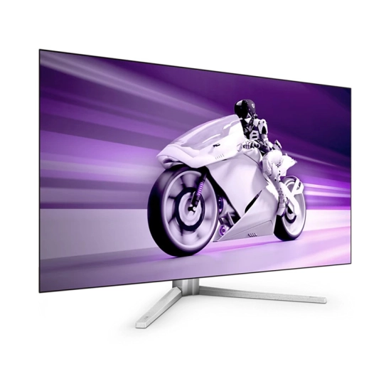 Monitor 41.5incha PHILIPS Evnia 42M2N8900, 4K UHD, OLED, 100Hz, 0.1ms, 450cd/m2, 1500000:1, USB C, 4x USB A, zvučnici, srebrn