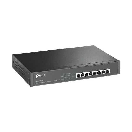 Switch TP-LINK TL-SG1008MP, 10/100/1000 Mbps, 8-port PoE+