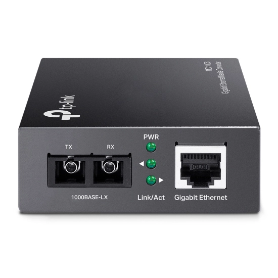 TP-Link MC210CS Gigabit optički pretvarač 1000M RJ45 u 1000M, single-mode SC, Full-duplex, do 15Km TP-Link MC210CS Gigabit optički pretvarač 1000M RJ45 u 1000M, single-mode SC, Full-duplex, do 15Km