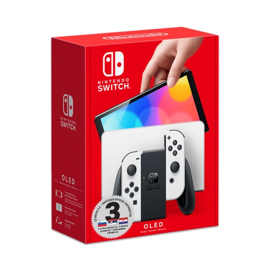 Igraća konzola NINTENDO Switch OLED, bijela Igraća konzola NINTENDO Switch OLED, bijela