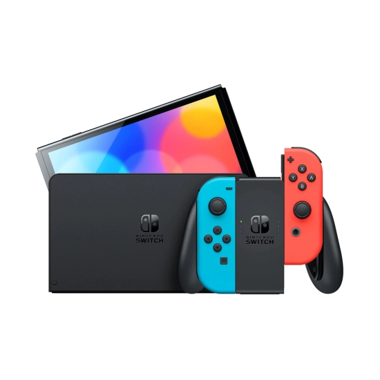 Igraća konzola NINTENDO Switch OLED, plava/crvena