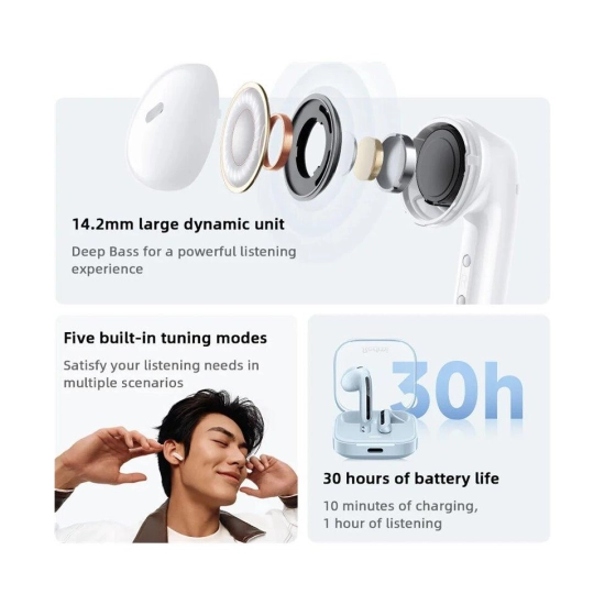 Slušalice XIAOMI Redmi Buds 6 Active, in-ear, bežične, Bluetooth, roze