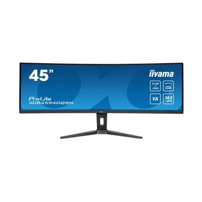 Monitor 45incha IIYAMA XCB4594DQSN-B1, Dual QHD, VA, 165Hz, 0.8ms, 450cd/m2, 3000:1, USB-C, 3x USB, RJ45, KVM, zakrivljeni, zvučnici, crni   - MONITORI I OPREMA