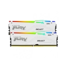 Memorija PC5-44800, 32GB, KINGSTON FURY Beast RGB, KF556C36BWEAK2-32, DDR5, 2800MHz, 2x16GB kit